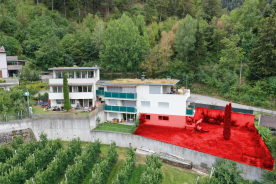 Latsch/Tarsch: Vermietete 3-Zimmerwohnung mit Garten und Keller zu verkaufen