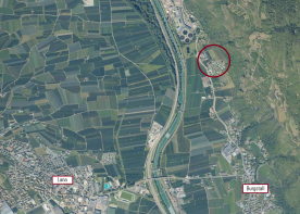 Burgstall: Tourismuszone mit Hotelprojekt zu verkaufen