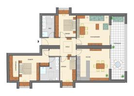 Wohnanlage Schweizerhof Penthousewohnung