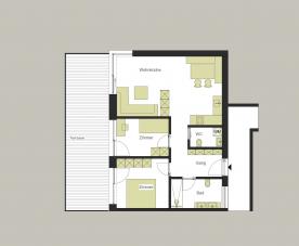 Schlanders / Kortsch: Neubau Wohnanlage 3-Kreuz - Wohnung Nr. 4