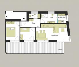 Schlanders / Kortsch: Neubau Wohnanlage 3-Kreuz - Wohnung Nr. 6