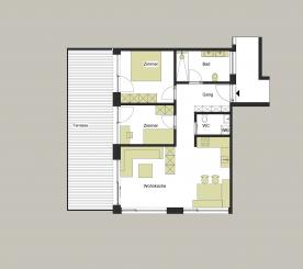 Schlanders / Kortsch: Neubau Wohnanlage 3-Kreuz - Wohnung Nr. 5