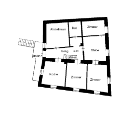 Prad am Stilfserjoch: Sanierungsbedürftiges Wohnhaus im Zentrum zu verkaufen