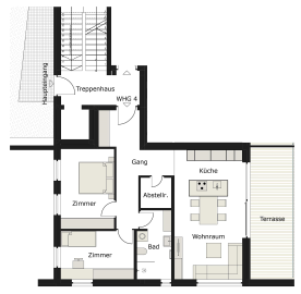 3-Zimmerwohnung in Sankt Valentin zu verkaufen - Wohnung Nr. 4