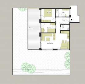 Schlanders / Kortsch: Neubau Wohnanlage 3-Kreuz - Wohnung Nr. 2
