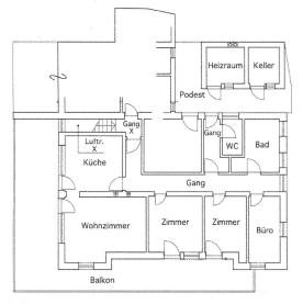 Martell: 4-Zimmerwohnung mit schöner Aussicht zu verkaufen
