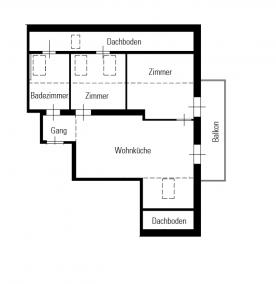 Latsch: Vermietete 3-Zimmerwohnung mit Balkon zu verkaufen