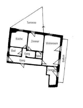 Taufers im Münstertal: Gemütliche 3-Zimmerwohnung mit großer Terrasse zu verkaufen