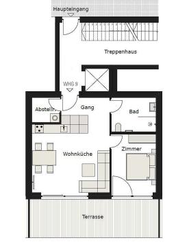 2-Zimmerwohnung in Sankt Valentin zu verkaufen - Wohnung Nr. 9