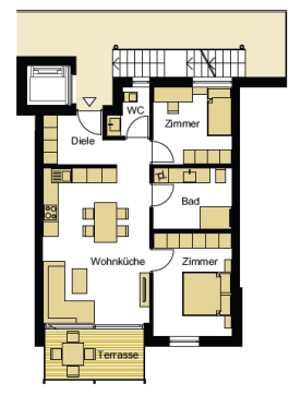 Kastelbell: Residence Sonnenberg - Wohnung Nr. 9
