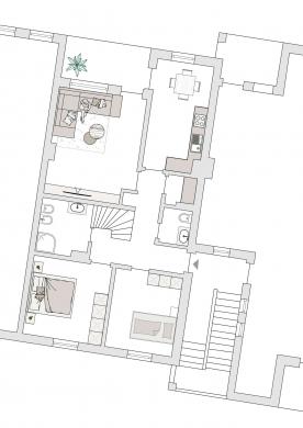 Naturns / Kompatsch: Große 3-Zimmerwohnung mit Balkon und Keller zu verkaufen