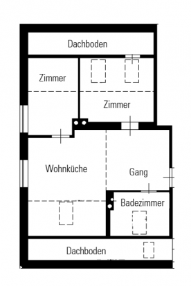 Latsch: Vermietete 3-Zimmerwohnung im Zentrum zu verkaufen