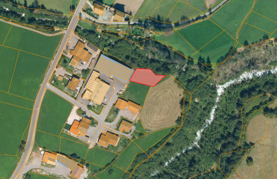 Taufers im Münstertal: Baugrundstück in der Gewerbezone zu verkaufen Taufers im Münstertal: Baugrundstück in der Gewerbezone zu verkaufen